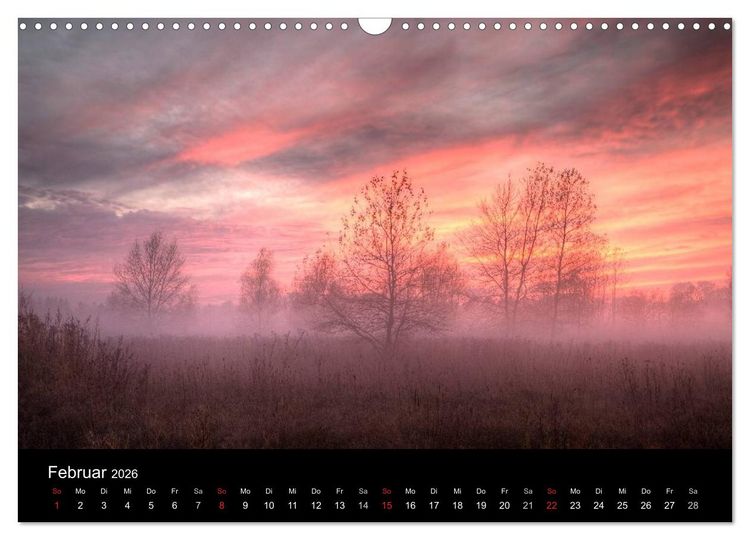Produktbild: Einzigartige Natur - Eine Reise durch Europas Landschaften (Wandkalender 2026 DIN A3 quer), CALVENDO Monatskalender