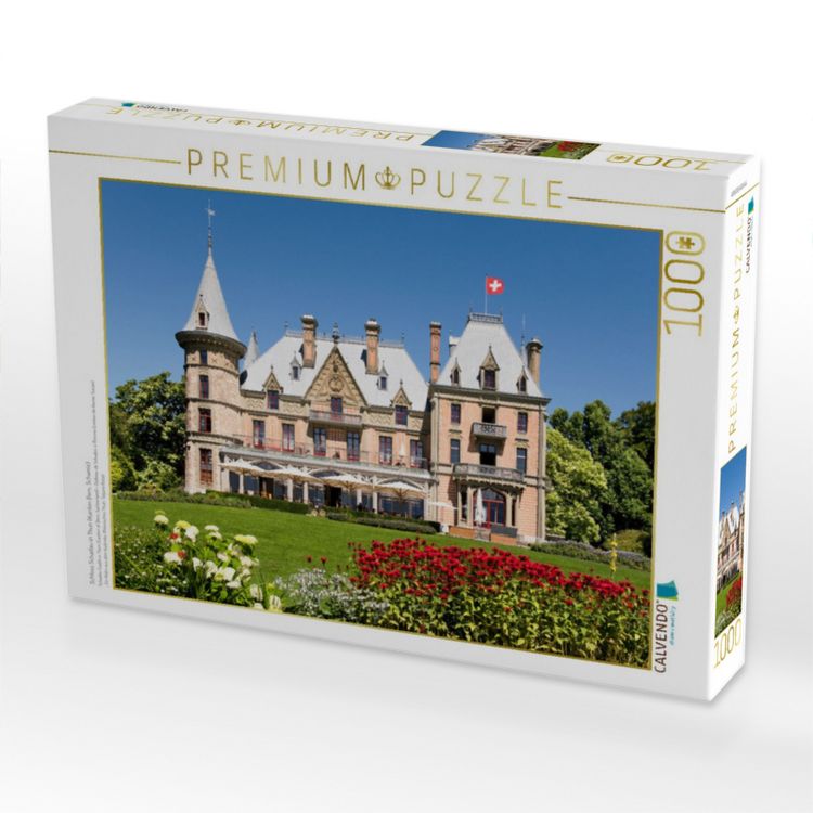 Produktbild: CALVENDO Puzzle Schloss Schadau in Thun (Kanton Bern, Schweiz) | 1000 Teile Lege-Gr&ouml;&szlig;e 64x48cm Foto-Puzzle f&uuml;r gl&uuml;ckliche Stunden