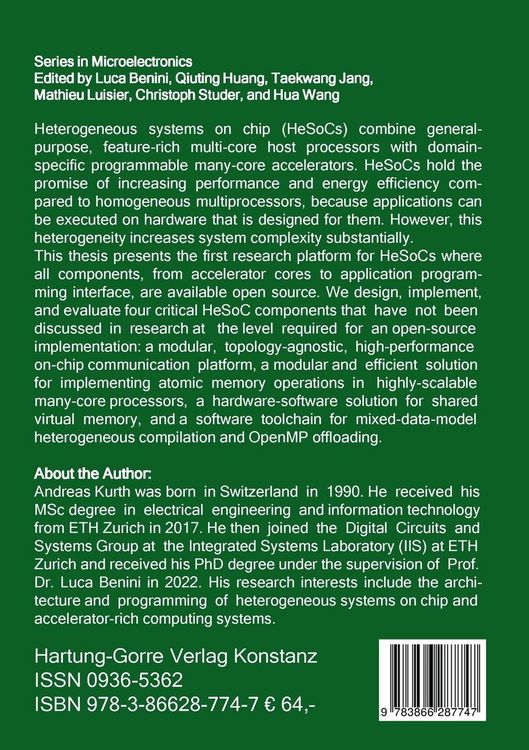 Produktbild: An Open-Source Research Platform for Heterogeneous Systems on Chip