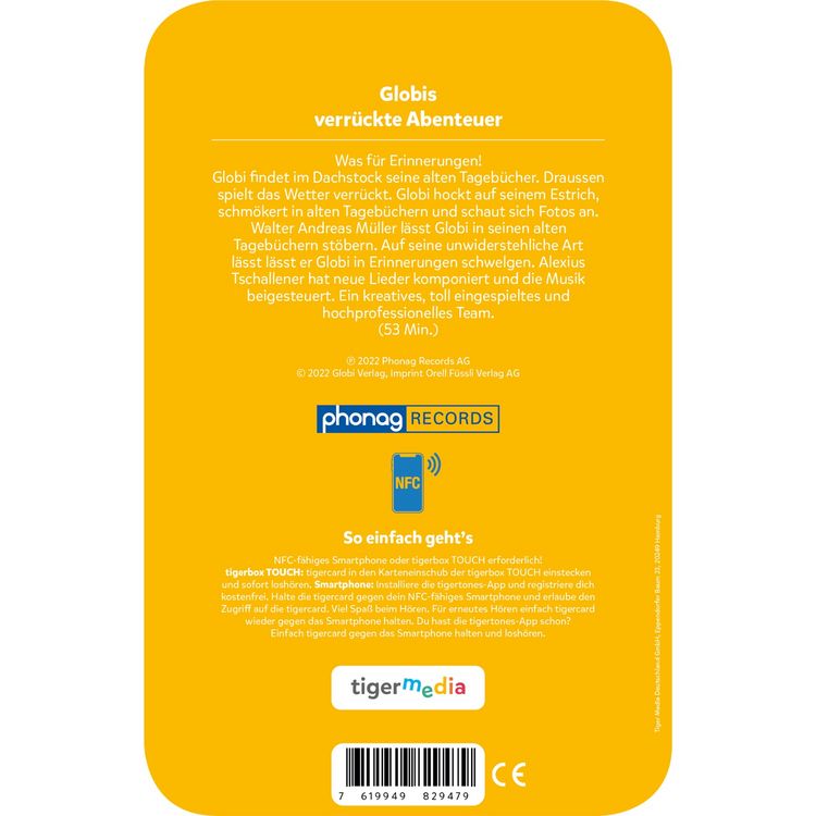 Produktbild: Tigercard - Globis verr&uuml;ckte Abenteuer