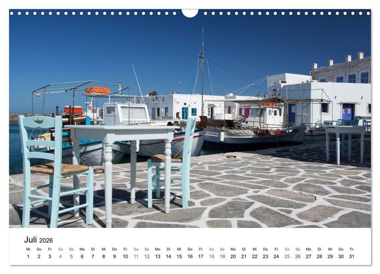 Produktbild: Paros, Perle der Kykladen (Wandkalender 2026 DIN A3 quer), CALVENDO Monatskalender