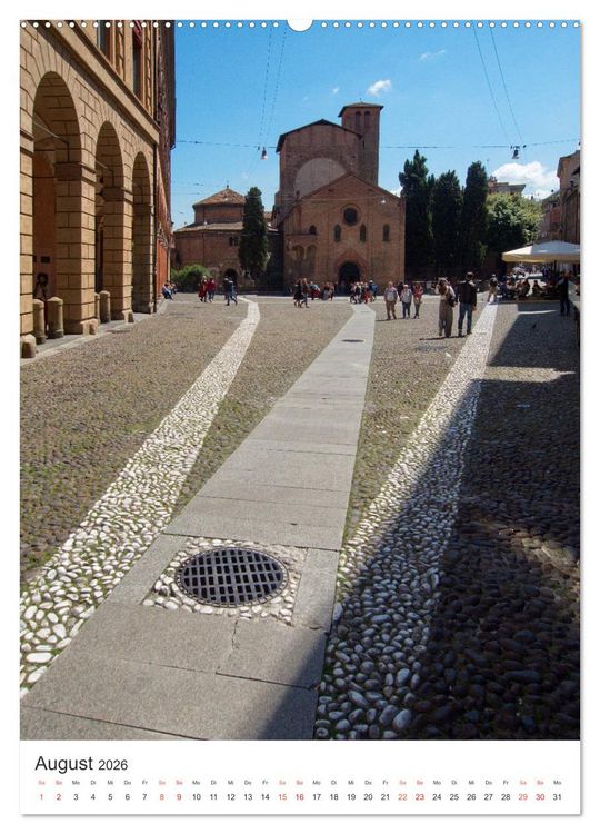 Produktbild: Bologna, altehrw&uuml;rdig und lebendig zugleich (hochwertiger Premium Wandkalender 2026 DIN A2 hoch), Kunstdruck in Hochglanz