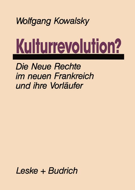 Produktbild: Kulturrevolution?