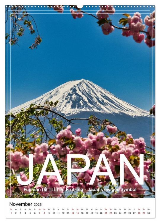 Produktbild: Japan PosterArt 2024 (hochwertiger Premium Wandkalender 2026 DIN A2 hoch), Kunstdruck in Hochglanz