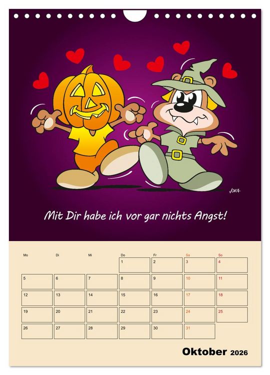 Produktbild: Ein Jahr mit Dir! (Wandkalender 2026 DIN A4 hoch), CALVENDO Monatskalender