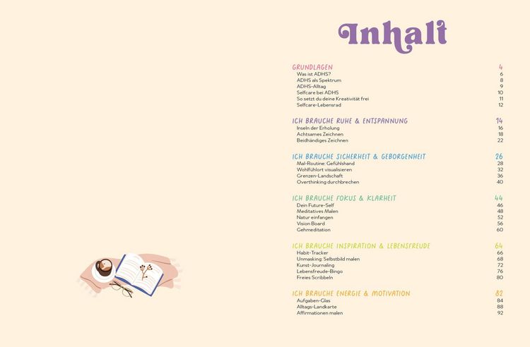 Produktbild: Dein ADHS-Kreativbuch