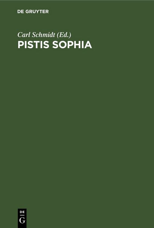 Produktbild: Pistis Sophia
