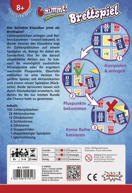 Produktbild: 6 nimmt! Brettspiel (Spiel)