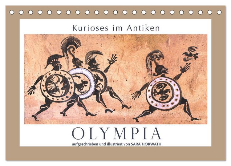 Produktbild: Kurioses im Antiken Olympia (Tischkalender 2027 DIN A5 quer), CALVENDO Monatskalender