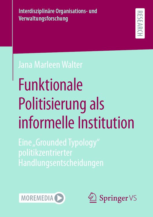 Produktbild: Funktionale Politisierung als informelle Institution