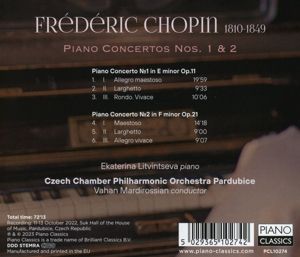 Produktbild: Chopin:Piano Concertos Nos.1&2
