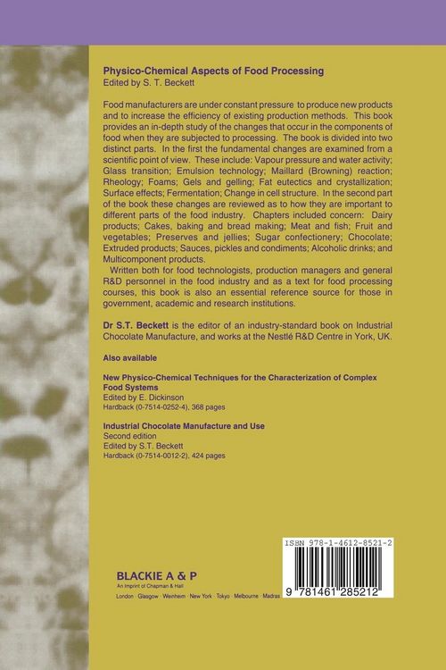Produktbild: Physico-Chemical Aspects of Food Processing