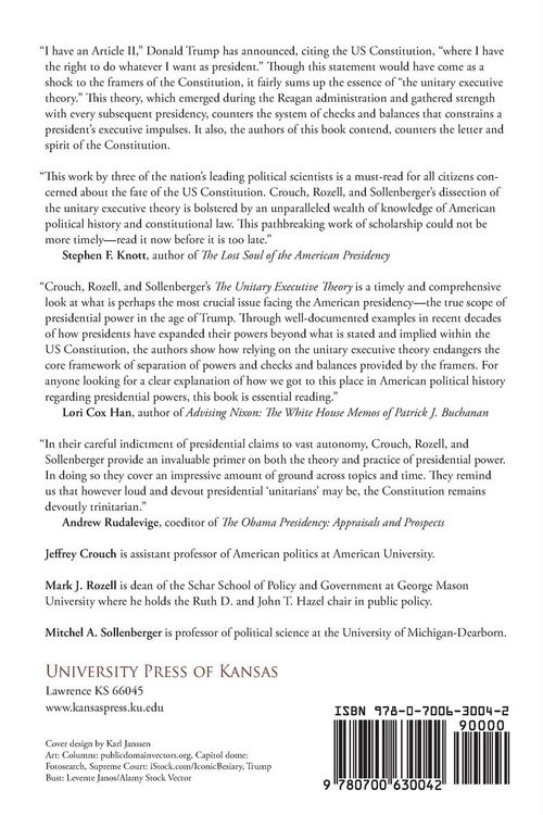 Produktbild: Unitary Executive Theory