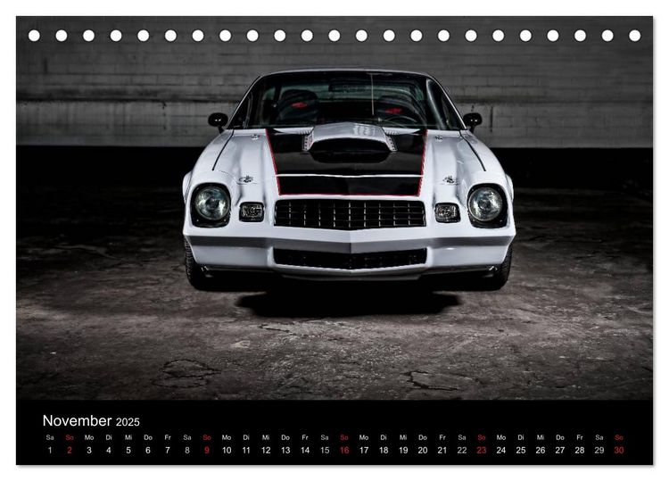 Produktbild: Chevrolet Camaro &acute;79 (Tischkalender 2025 DIN A5 quer), CALVENDO Monatskalender