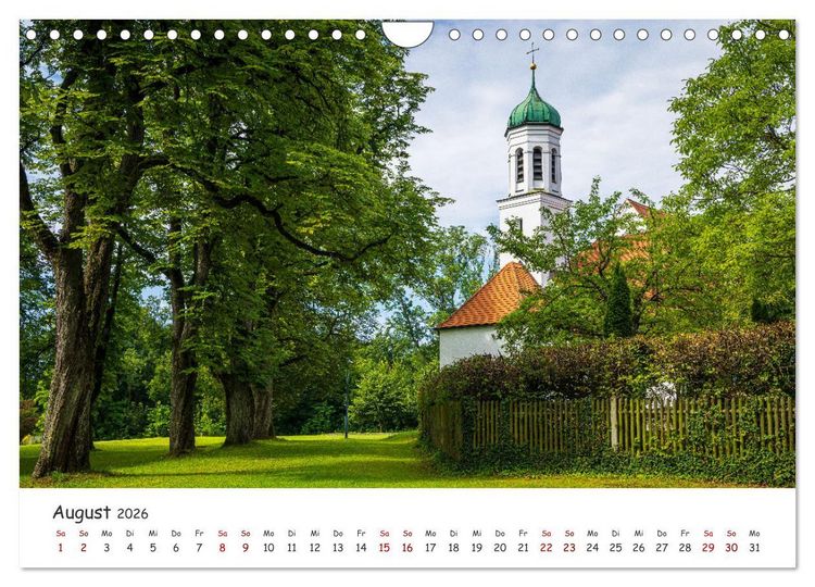 Produktbild: Neus&auml;&szlig; - Perle im Schmuttertal (Wandkalender 2026 DIN A4 quer), CALVENDO Monatskalender