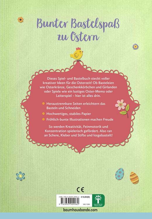 Produktbild: Basteln & Spielen zu Ostern - F&uuml;r kleine K&uuml;nstler