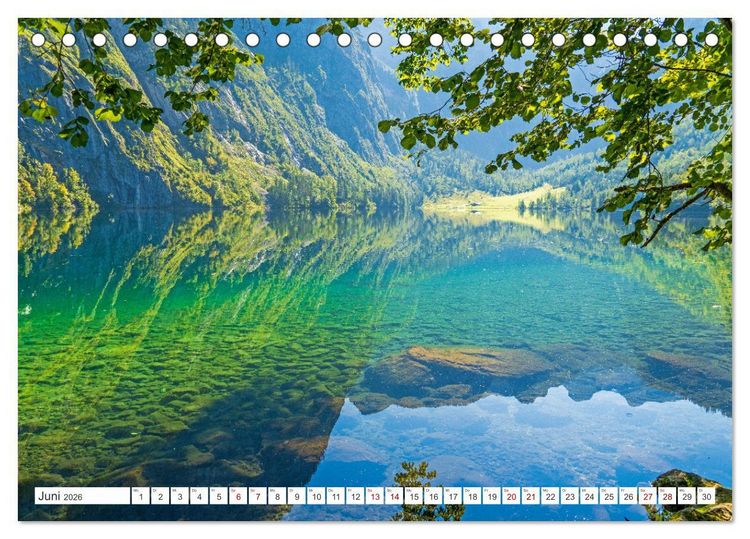 Produktbild: Naturlandschaften zwischen Himmel und Erde (Tischkalender 2026 DIN A5 quer), CALVENDO Monatskalender