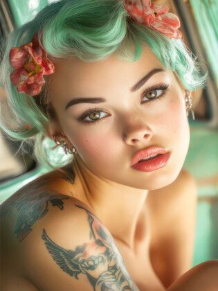 Produktbild: CALVENDO Puzzle Sexy pin-up Girls | 1000 Teile Lege-Gr&ouml;&szlig;e 64x48cm Foto-Puzzle f&uuml;r gl&uuml;ckliche Stunden
