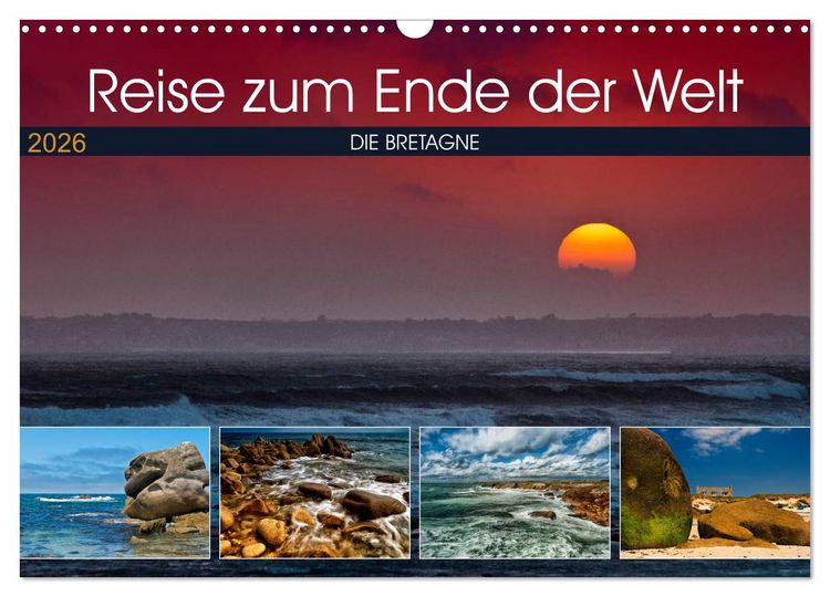 Produktbild: Die Bretagne - Eine Reise zum Ende der Welt (Wandkalender 2026 DIN A3 quer), CALVENDO Monatskalender