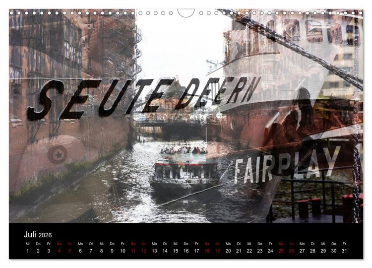 Produktbild: Hamburg-Art (Wandkalender 2026 DIN A3 quer), CALVENDO Monatskalender