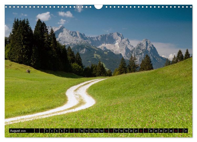 Produktbild: Werdenfelser Land (Wandkalender 2026 DIN A3 quer), CALVENDO Monatskalender