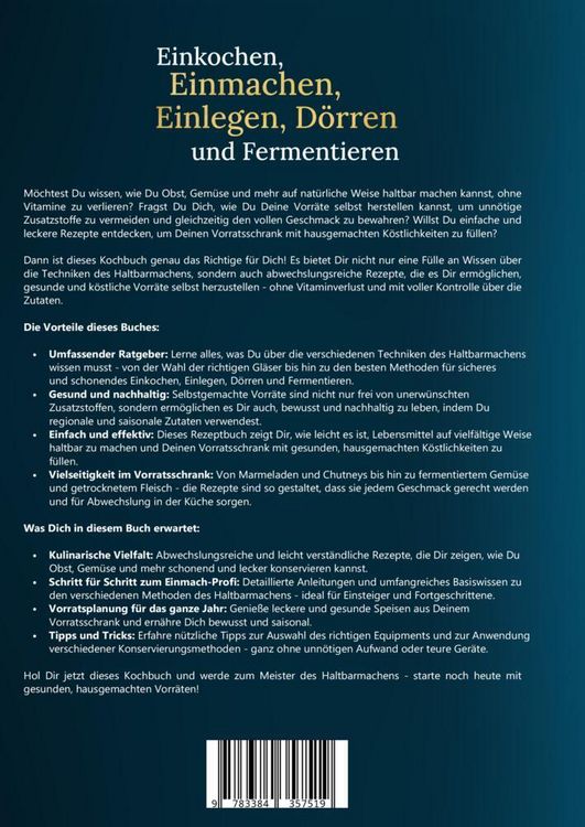 Produktbild: Einkochen, Einmachen, Einlegen, D&ouml;rren und Fermentieren