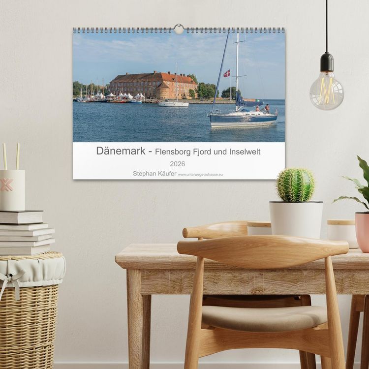 Produktbild: D&auml;nemark - Flensborg Fjord und Inselwelt (Wandkalender 2026 DIN A3 quer), CALVENDO Monatskalender