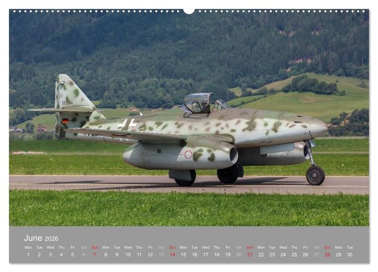 Produktbild: The Flying Legends (High Quality Premium Wall Calendar 2026 DIN A2 landscape),CALVENDO 12 Month Wall Calendar