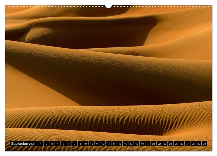 Produktbild: Rub al Khali - die gr&ouml;sste Sandw&uuml;ste der Erde (hochwertiger Premium Wandkalender 2026 DIN A2 quer), Kunstdruck in Hochglanz