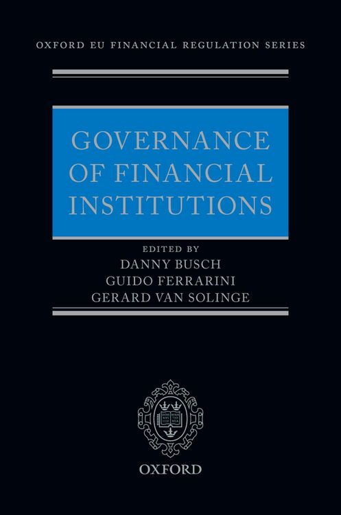 Produktbild: Governance of Financial Institutions