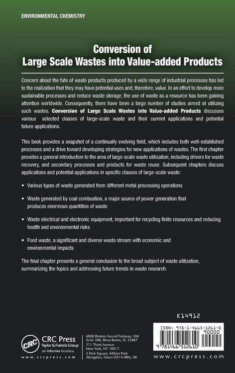 Produktbild: Conversion of Large Scale Wastes into Value-added Products