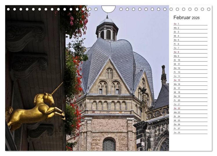 Produktbild: Kaiserstadt Aachen (Wandkalender 2026 DIN A4 quer), CALVENDO Monatskalender