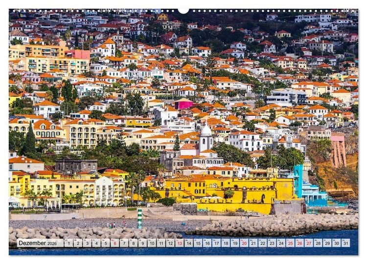Produktbild: Ein Tag auf Madeira (Wandkalender 2026 DIN A2 quer), CALVENDO Monatskalender