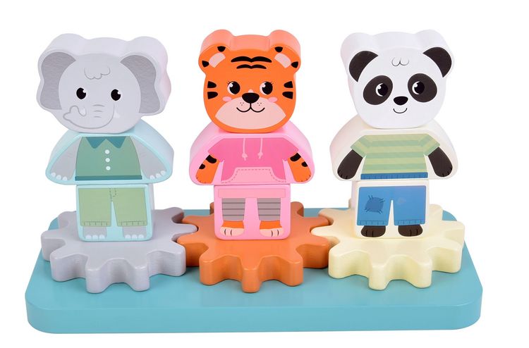 Produktbild: Stapelspiel mit Zahnrad "Jungle Friends"