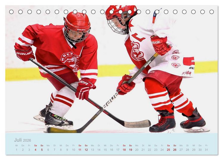 Produktbild: Eishockey! Schneller, h&auml;rter, das Powergame! (Tischkalender 2026 DIN A5 quer), CALVENDO Monatskalender