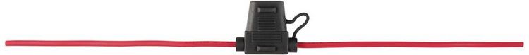 Produktbild: TRU COMPONENTS Kfz Flachsicherungs-Halter Flachsicherung Standard 30A 3.31mm&sup2; 1St.