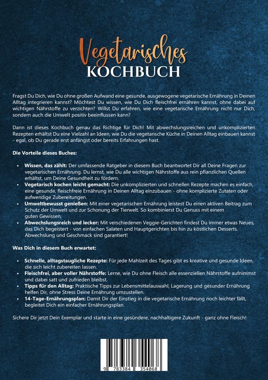 Produktbild: Vegetarisches Kochbuch