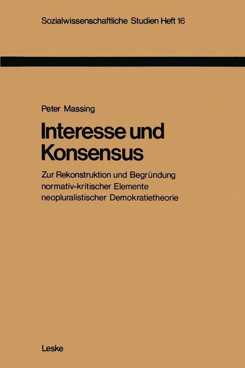 Produktbild: Interesse und Konsensus