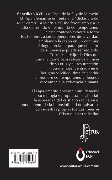 Produktbild: Benedicto XVI. El Papa de la fe y de la raz&oacute;n