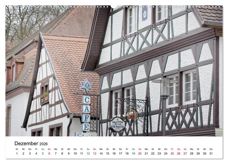 Produktbild: Ottweiler - Barockperle im Saarland (hochwertiger Premium Wandkalender 2026 DIN A2 quer), Kunstdruck in Hochglanz