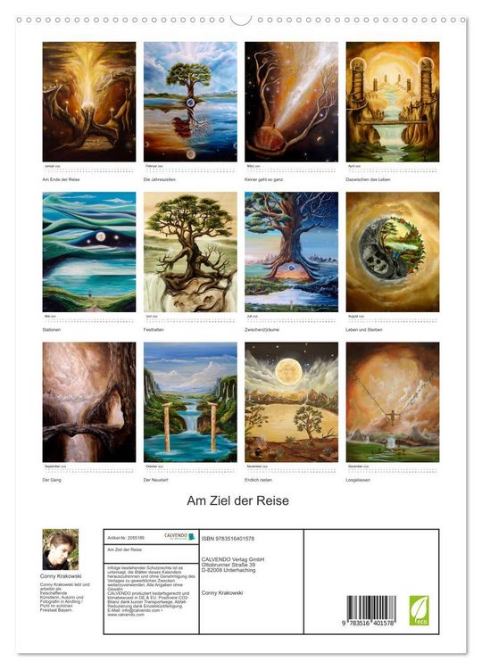Produktbild: Am Ziel der Reise (hochwertiger Premium Wandkalender 2026 DIN A2 hoch), Kunstdruck in Hochglanz