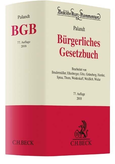 Produktbild: B&uuml;rgerliches Gesetzbuch