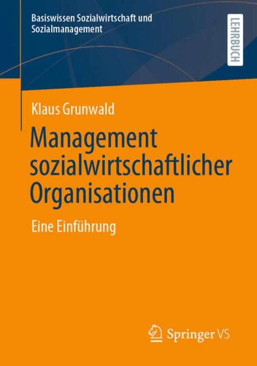Produktbild: Management sozialwirtschaftlicher Organisationen
