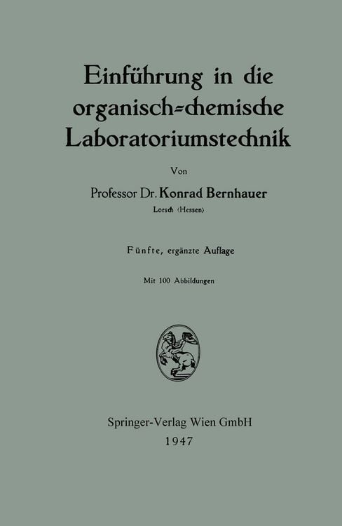 Produktbild: Einf&uuml;hrung in die organisch-chemische Laboratoriumstechnik