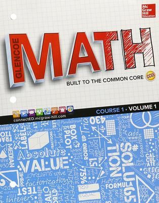 Produktbild: Glencoe Math, Course 1, Student Edition, Volume 1