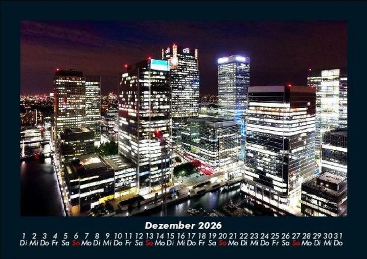 Produktbild: London 2026 Fotokalender DIN A5