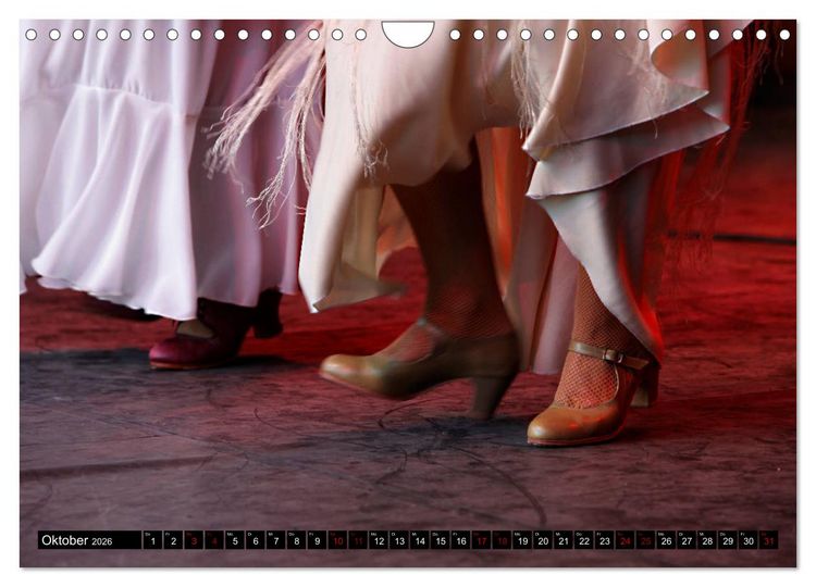 Produktbild: Flamenco. Spanischer Tanz (Wandkalender 2026 DIN A4 quer), CALVENDO Monatskalender