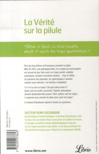 Produktbild: La v&eacute;rit&eacute; sur la pilule