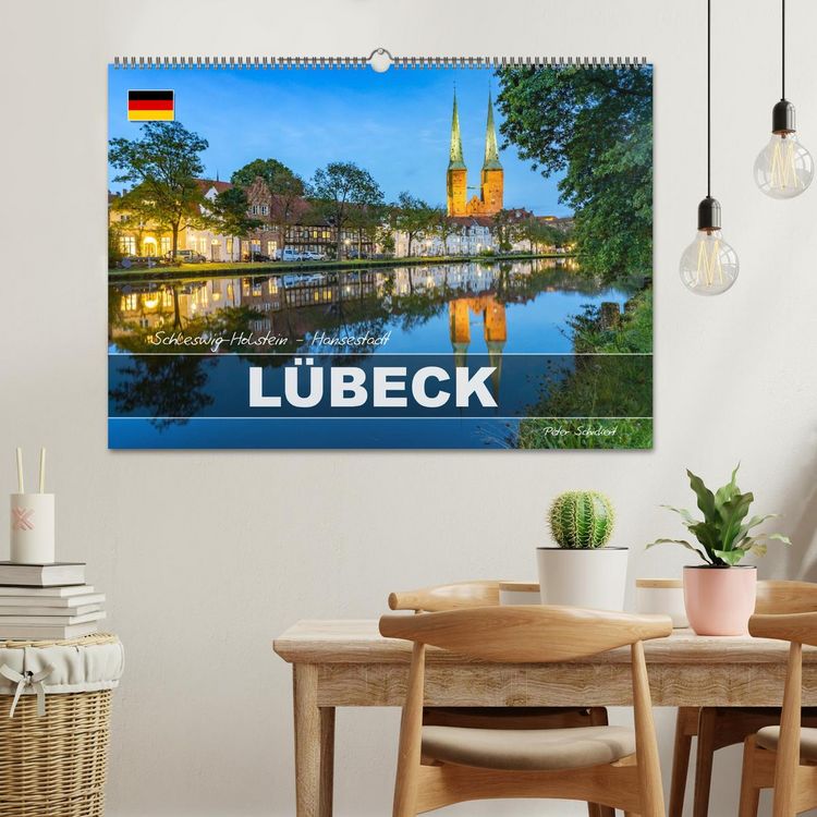 Produktbild: Schleswig-Holstein - Hansestadt L&uuml;beck (Wandkalender 2027 DIN A2 quer), CALVENDO Monatskalender