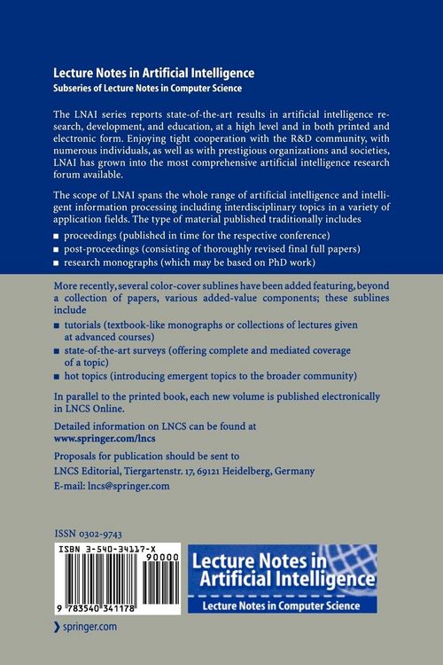 Produktbild: Advances in Artificial Intelligence